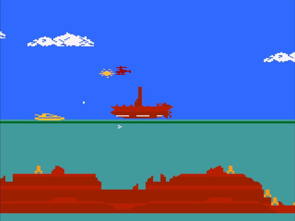 Gameplay of James Bond 007 for Atari 5200